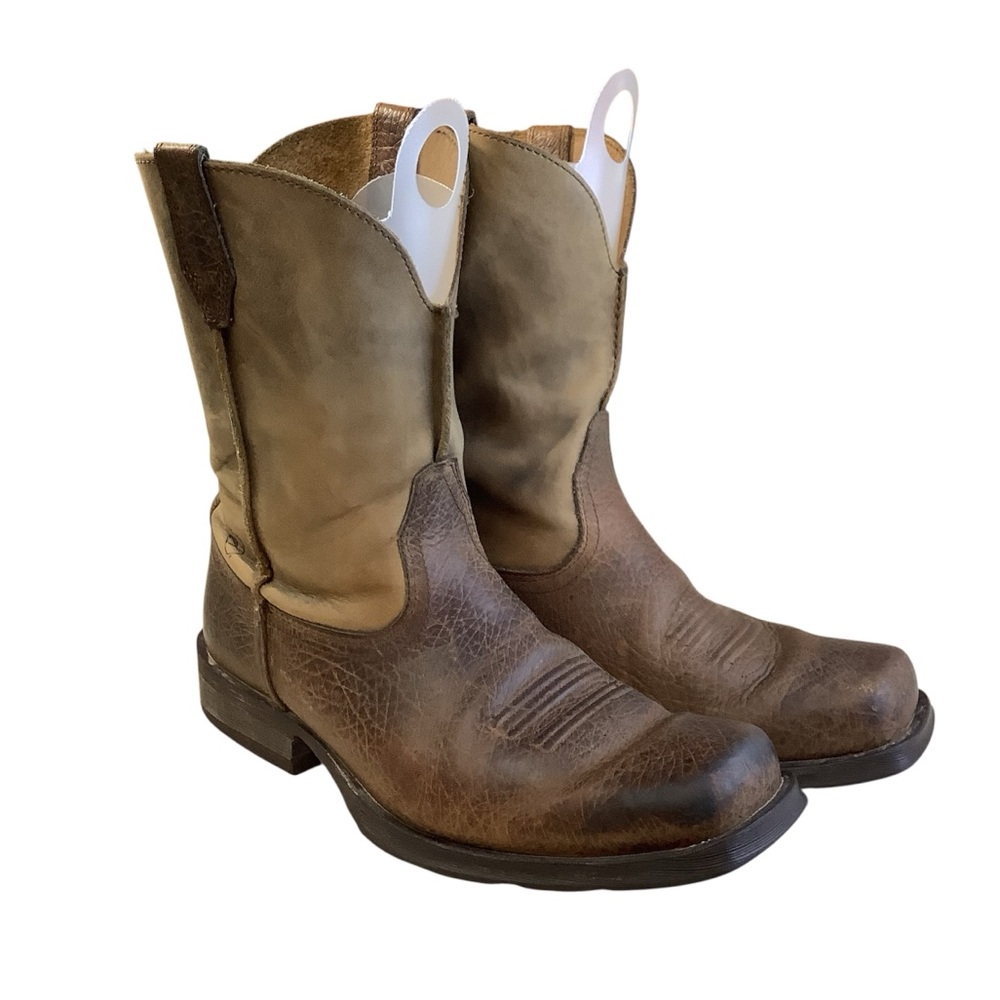 Ariat Men’s Rambler ‘Distressed’ Square-Toe Western Boot Size 12 EE